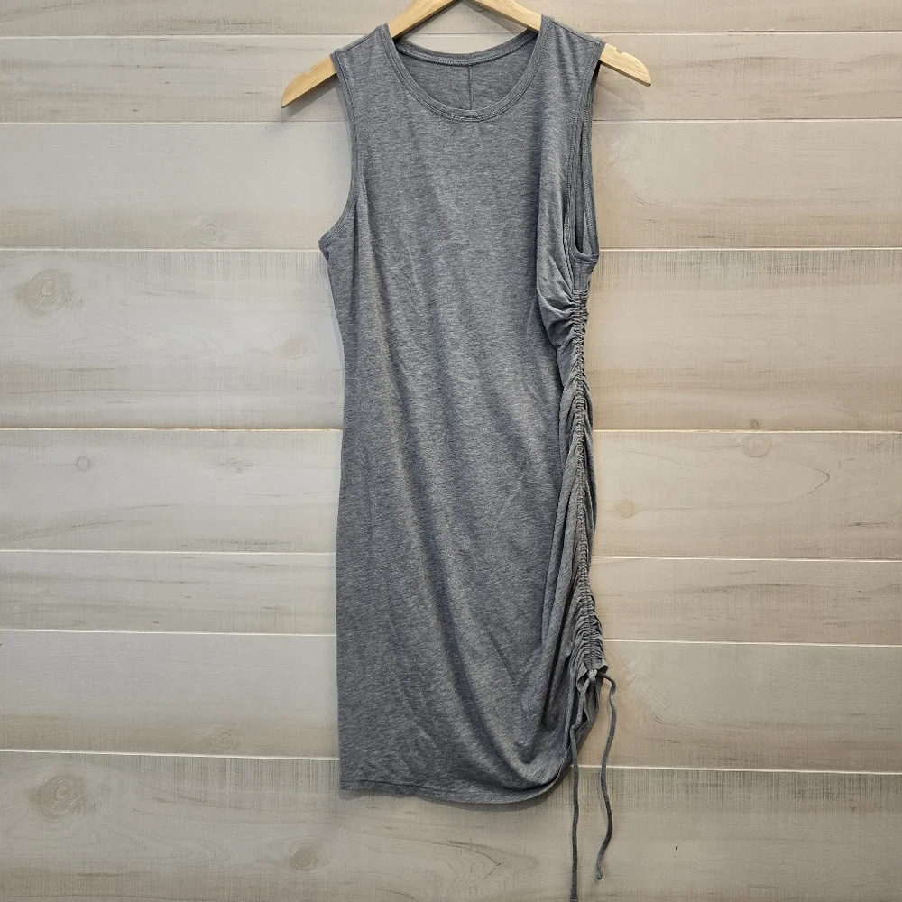 {8} Lululemon Cinch It Tank Dress Heathered Grey - Picture 2 of 9
